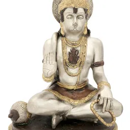 Exotic India Silver-Toned Religious Idol Showpiece-image-74