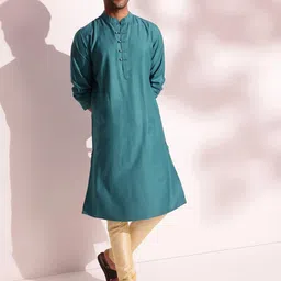 Fabindia Mandarin Collar Straight Kurta-image-66