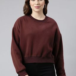 SHOWOFFFF Women Oversized PulloverSweatshirt-image-2