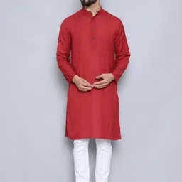even Men Thread Work Kurta-image-4