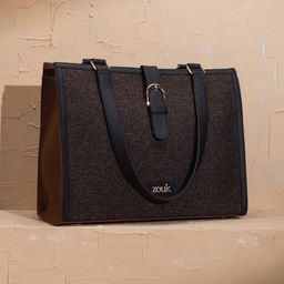 ZOUK Women Textured Shopper Tote Bag-image-89