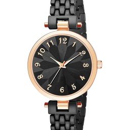 CSAMON Women Printed Bracelet Style Straps Analogue Watch NK 321RG Black-image-21
