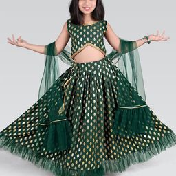 D9 KIDS Girls Ready to Wear Lehenga & Blouse With Dupatta-image-56