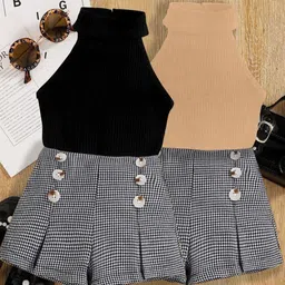 DEL LUNA Pack Of 2 Checked Print Dress-57