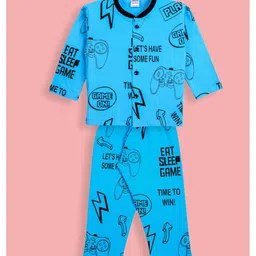 3BROS Unisex Kids Printed Shirt with Pyjamas Clothing Set-picture-11