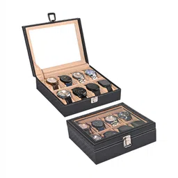 Aura Black Set of 2 Regular Jewellery Organiser Organisers-picture-2