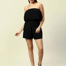 Noroke Women Strapless Playsuit-image-32