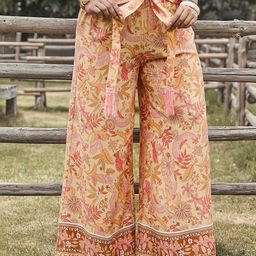 JC Mode Women Floral Printed Parallel Trousers-picture-46