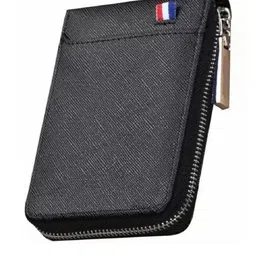 LAKSH Adult Zip Closure Detail Leather Card Holder-picture-25
