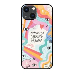 QRIOH Quirky Printed iPhone 14 Plus Back Case Mobile Accessories-14
