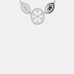 Sparkles Lab Grown Diamond 1.54 Carat Round Diamond Fashion Pendant Necklace-image-87