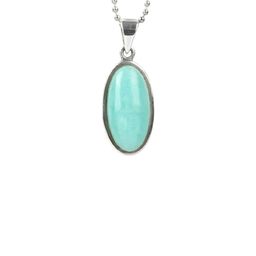 GenZcomplex Silver-Plated Oval Pendants-33