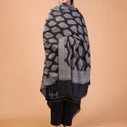 THE SHAWL STUDIO Ethnic Motifs Printed Shawl-picture-45