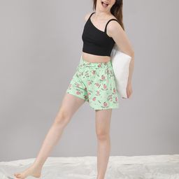 ETC Women Printed Lounge Shorts-picture-33