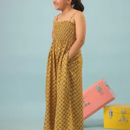 Sangria Girls Block Printed Basic Jumpsuit-image-49
