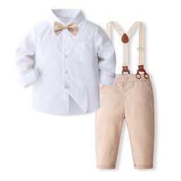 StyleCast x Revolte Boys Pure Cotton Shirt With Trousers And Suspenders-image-48