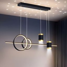 BrightLyt Black & White Metal Hanging Ceiling Lamp-28