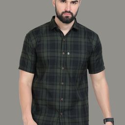ALLWIN PAUL Men Classic Micro Checks Opaque Checked Casual Shirt-image-55