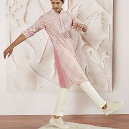 VASTRAMAY Men Embroidered Regular Thread Work Kurta with Pyjamas-41