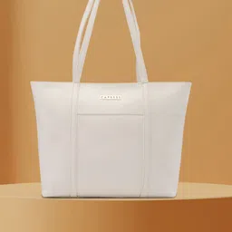DressBerry X Caprese Sari Off White Medium Tote Bag-image-48