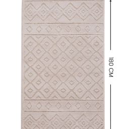 Sapana Carpet-Mats Beige Geometric No Shredding Polyester Carpet image 2