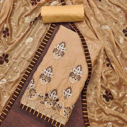 KALINI Embroidered Unstitched Dress Material-image-100