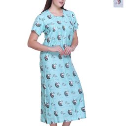 TRUDO Printed Maxi Nightdress-image-36