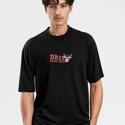 glitchez Graphic Printed Relaxed Fit Pure Cotton T-shirt-image-35