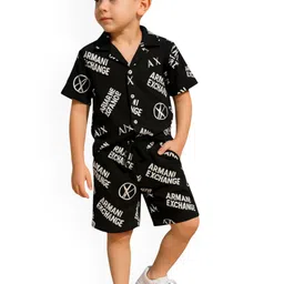 FASHION GRAB Boys Printed Shirt With Shorts-image-91