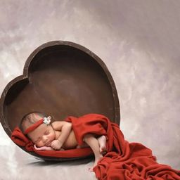 Babymoon Infants Textured Swaddle Wrap With Hairband Baby Photoshoot Props-36