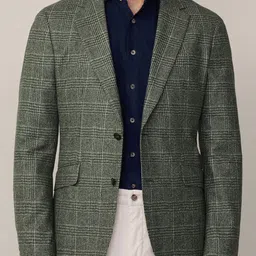 HACKETT LONDON Men Checked Single-Breasted Blazers-picture-41