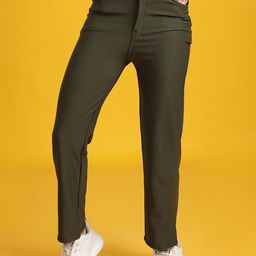 The Dance Bible Women Relaxed Straight Fit Easy Wash Parallel Trousers-image-93