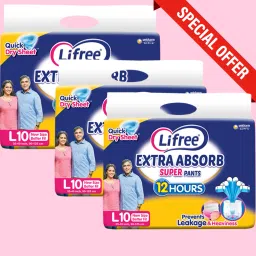 6-Glass Absorb Diapers | Unisex | 12-Hour Protection | Pack of 30 Adult Diapers - L-image-51