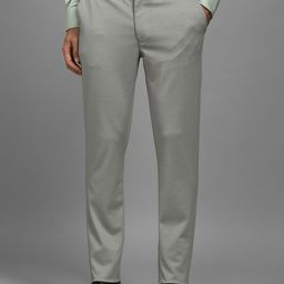 Louis Philippe Men Printed Slim Fit Trousers-picture-48