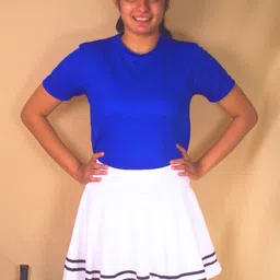 Aqua Holic Round Neck T-Shirt & Skorts Swimsuit-picture-15