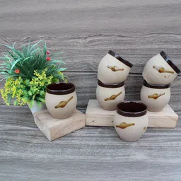 laghima jadon Multicoloured Printed Ceramic Glossy Cups Set of Cups and Mugs-7