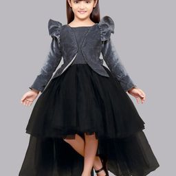 BAESD Puff Sleeve Net Gown-picture-17