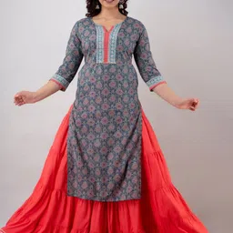 Jaipurite Ethnic Motifs Printed Kurta-picture-20