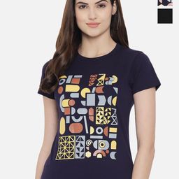 Dreambe Women Typography Printed T-shirt-picture-32