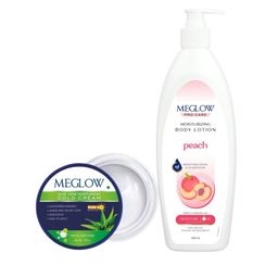 MEGLOW Set Of 2 Cold Cream 125 g & Peach Body Lotion - 500 ml-image-47