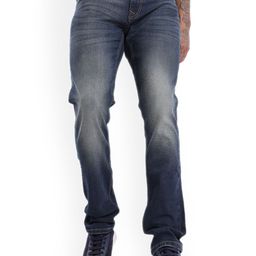 WROGN Men Comfort Slim Fit Heavy Fade Mid-Rise Cotton Jeans-picture-48