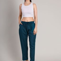 DELIS Women Linen Palazzos-image-86