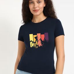 Moda Rapido Graphic Printed Round Neck Cotton T-shirt-picture-48
