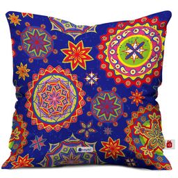 Indigifts Blue Printed Square Cushion Covers-image-44