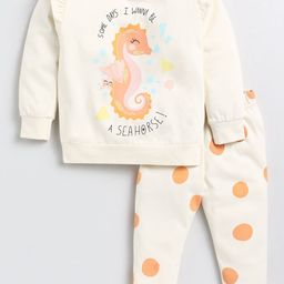 Mumbl Jumbl Girls Printed T-shirt with Trousers-picture-34