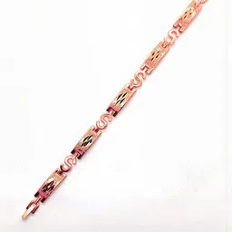 Dynamic Retail Global Men Gold Ethnic Stainless Steel Link Bracelet-42