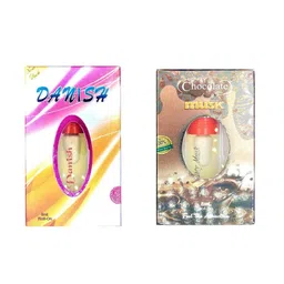 RAVIOUR LIFESTYLE Set Of 2 Chocolate Musk & Danish Alcohol Free Roll On Attar - 8 ml Each-7