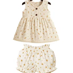 BAESD Floral Print Linen Fit & Flare Dress-image-31