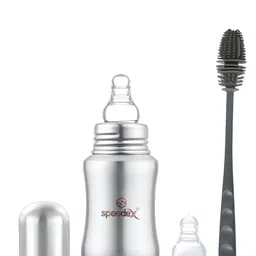Speedex Silver-Toned Single Stainless Steel Water Bottle-35
