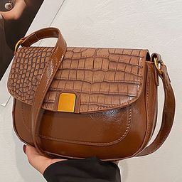 LULU & SKY Colourblocked PU Structured Handheld Bag With Applique-image-85